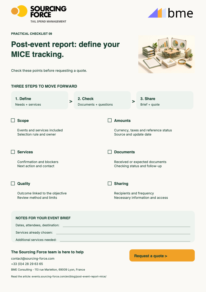 PDF checklist preview — Checklist for defining MICE indicators